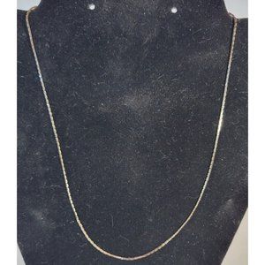 Lot Of 2 Goldtone Chain Necklaces, 16 inches